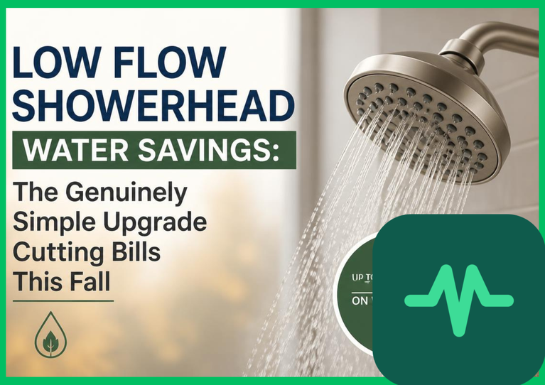 Low Flow Showerhead Water Savings: The Genuinely Simple Upgrade Cutting Bills This Fall