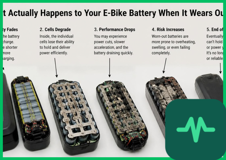 What Actually Happens to Your E-Bike Battery When It Wears Out