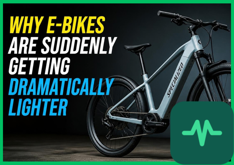 Why E-Bikes Are Suddenly Getting Dramatically Lighter