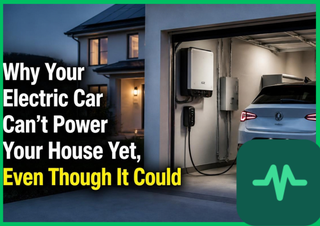 Why Your Electric Car Can't Power Your House Yet, Even Though It Could