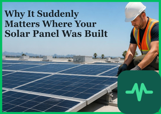 Why It Suddenly Matters Where Your Solar Panel Was Built